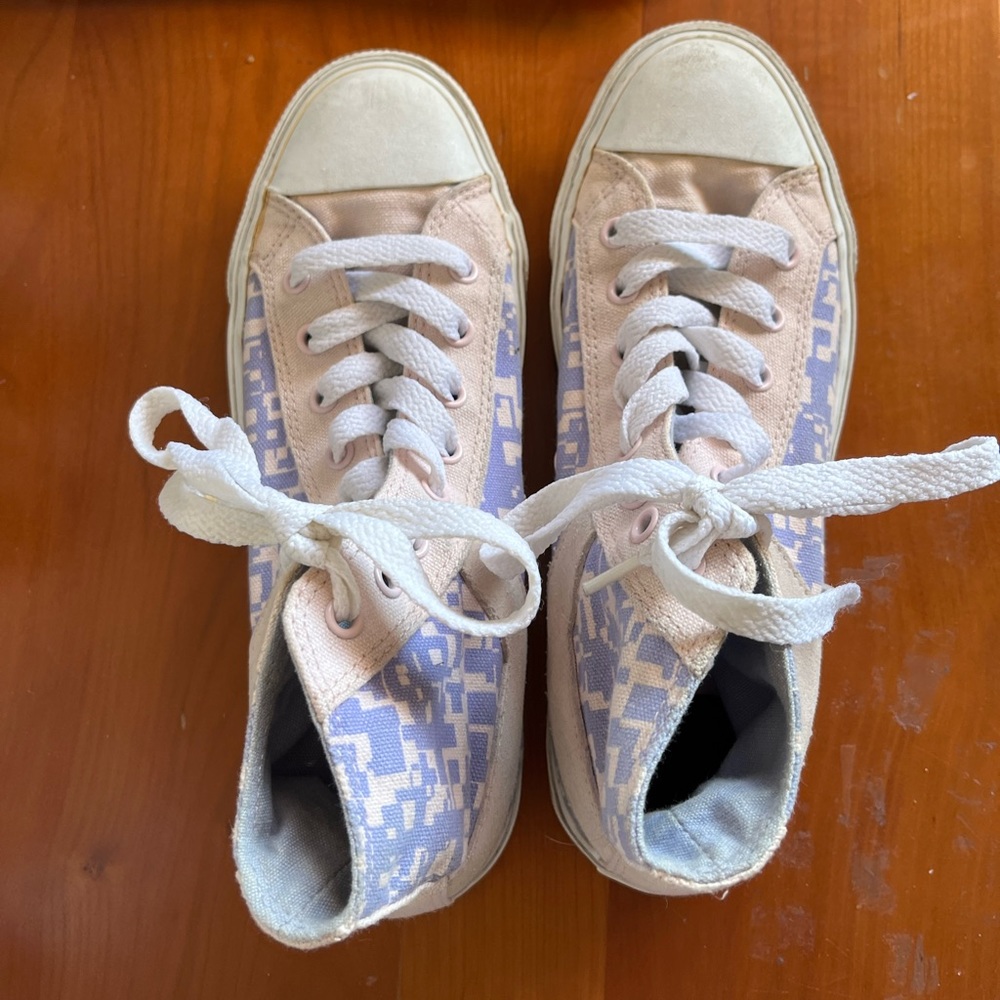 Purple and Pink Pony sneakers